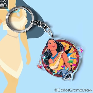 Pocahontas - Meeko - Accessory Keychain (7 cm), Pocahontas Princess Disney