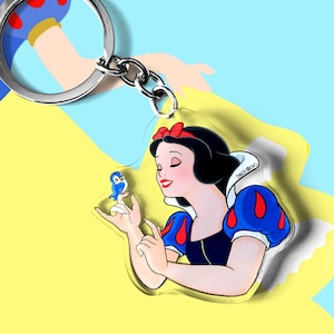 Sneeuwwitje - Sleutelhanger (6 cm), accessoire, Disney Prinses