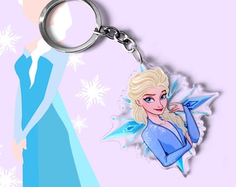 Elsa Frozen - Llavero Disney (7 cm), accesorio Disney