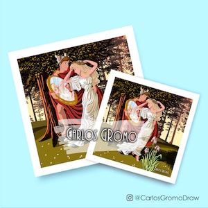 Sleeping Beauty, Aurora - Illustration, Art Prints, Decoration