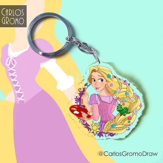 Raiponce Tangled Porte-clés Disney 7 cm, accessoire Disney, Raiponce et  Pascal, Tangled Disney -  France