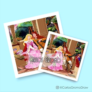 Odette Swan Princess - Illustration, Art Prints, Decoration