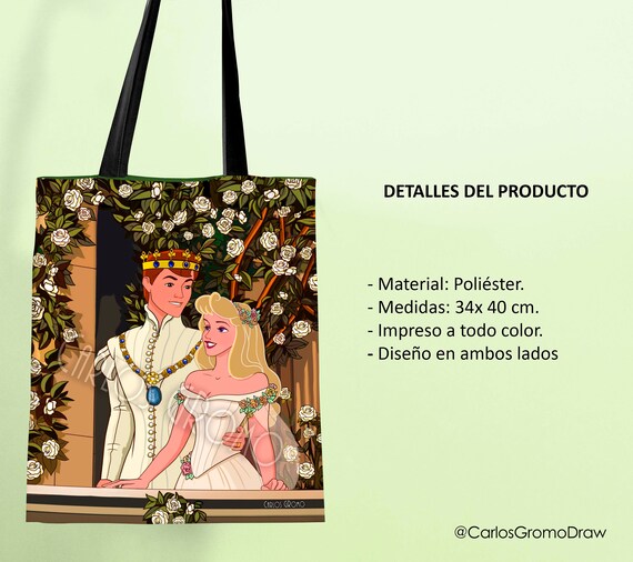 Sleeping Beauty Aurora Disney TOTE BAGS. Full Print Tote Bag 