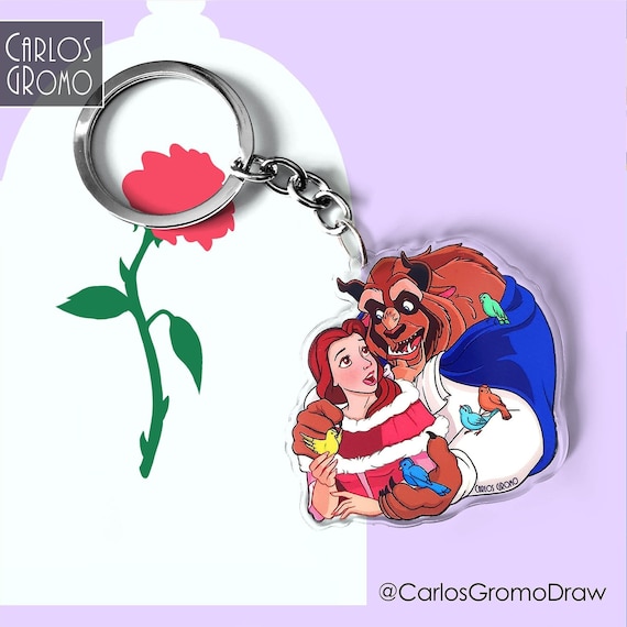 La Bella y la Bestia Llavero accesorio (7 cm), Bella princesa