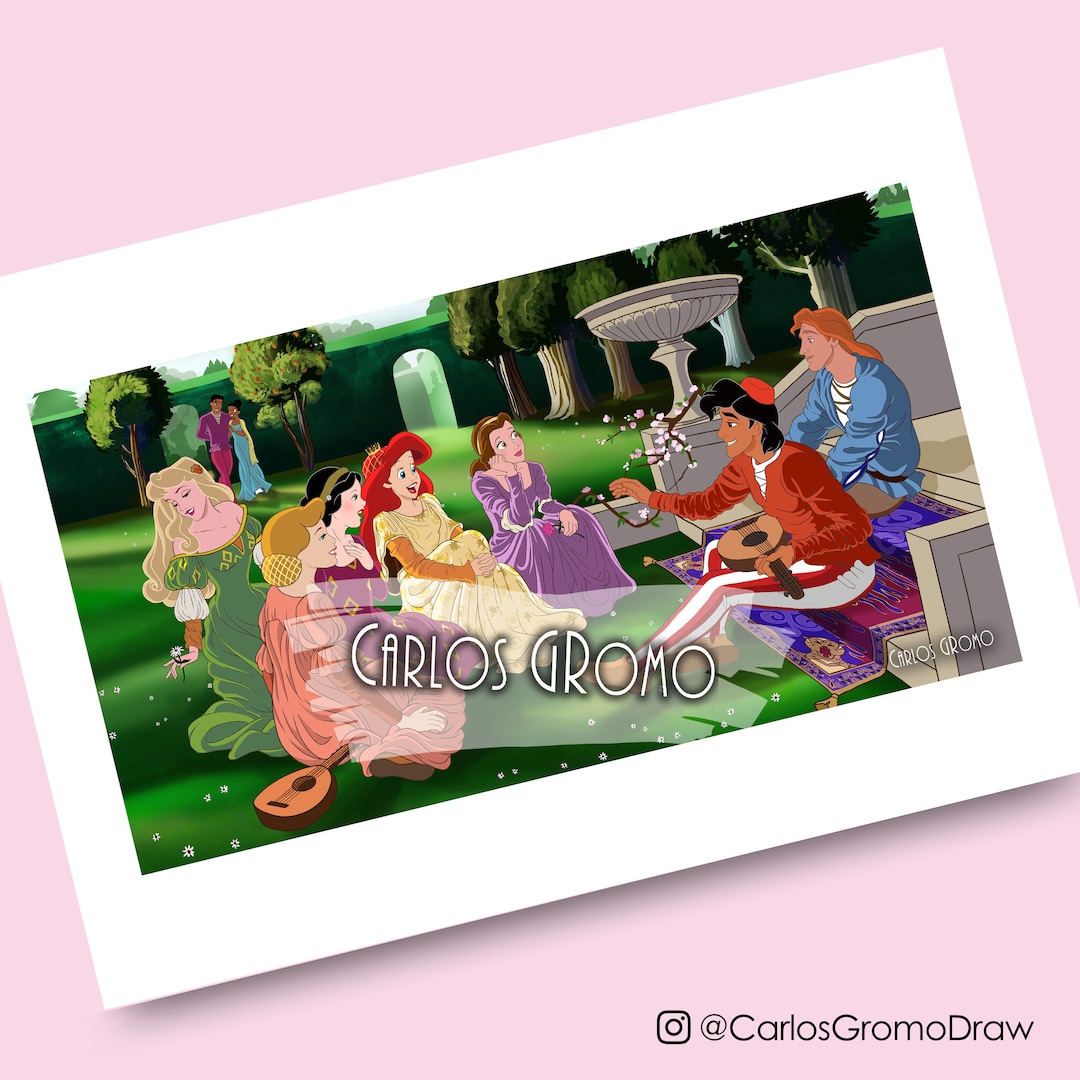 Disney Princesses Disney Illustration: the Little Mermaid, Sleeping ...