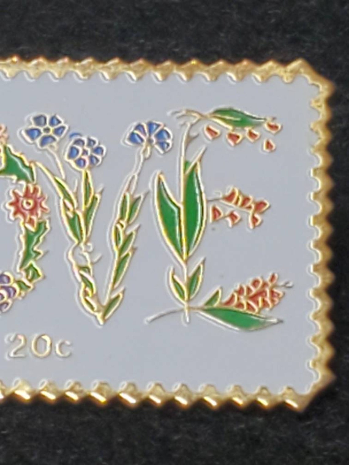 USPS Love Stamp Pin Etsy