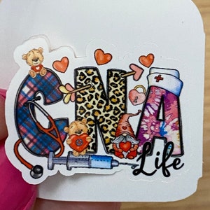 CNA Life Sticker, CNA Sticker, Medical STICKER, Cute Medical Design Sticker, Nurse Sticker image 1