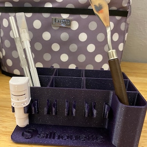 Tool Kit, Silhouette Cameo Auto Blade holder, Cute holder, Silhouette cameo 4 blade caddy