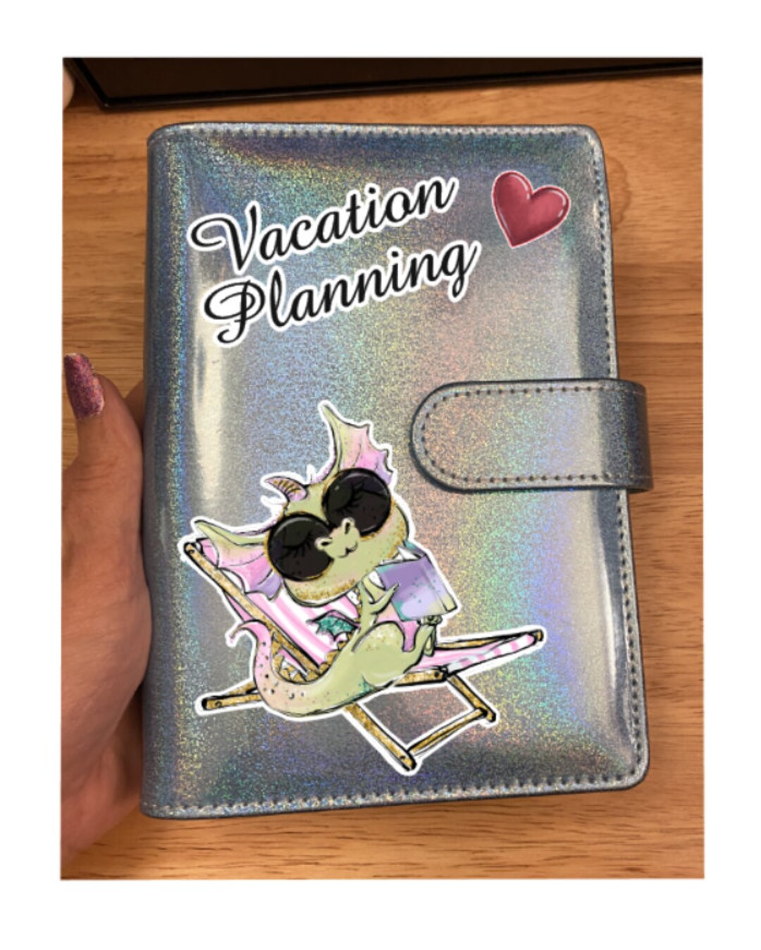 Dragon Vacation Planning Binder, Cash Envelops and Calculator, Cash