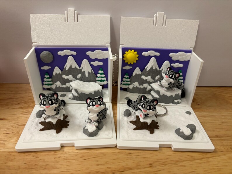 Snow Leopard Box Snow Leopard Play Set Case, Snow Leopard Case, Portable Play Set ...