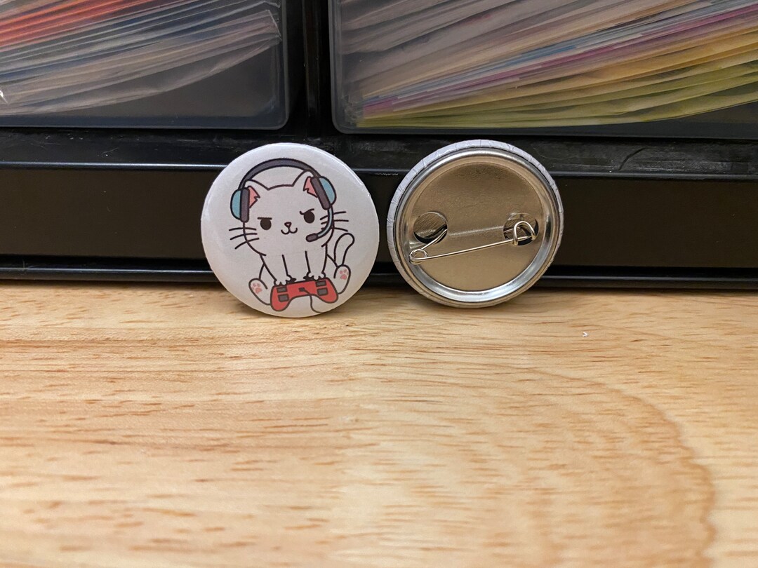 Boxing Cat Pin Gaming Cat 2.25