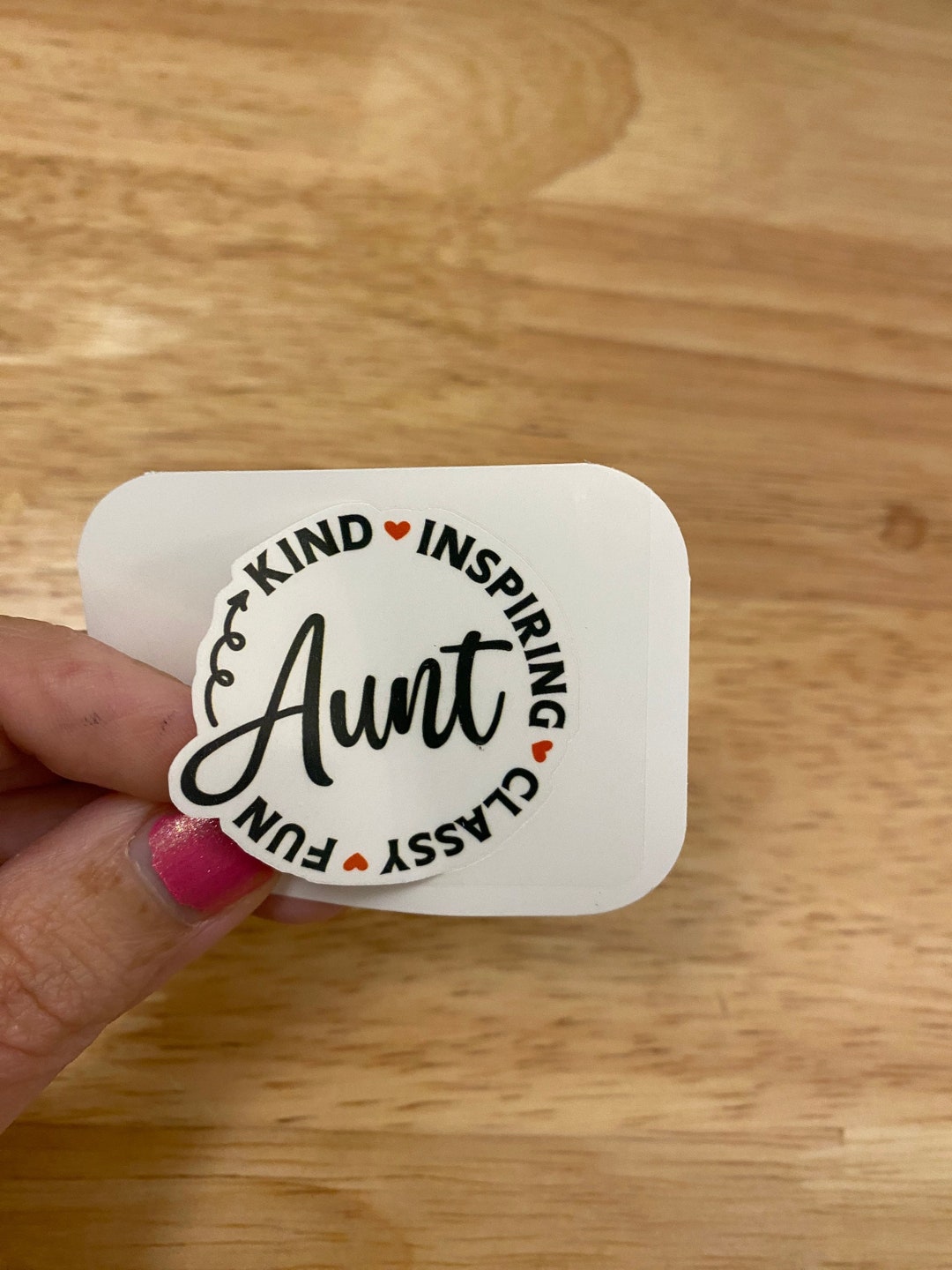 Inspirational Aunt Sticker, Aunt Sticker, Kind Aunt Sticker, Etsy