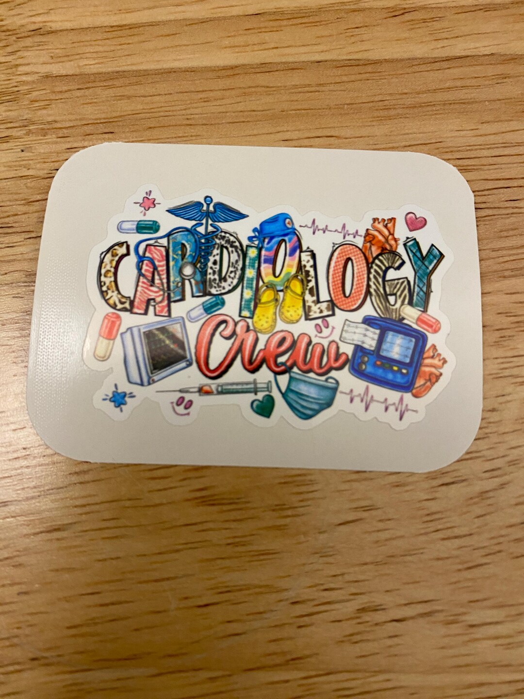 Cardiology Crew Sticker, Cardio Crew Sticker, Medical STICKER, Cute ...