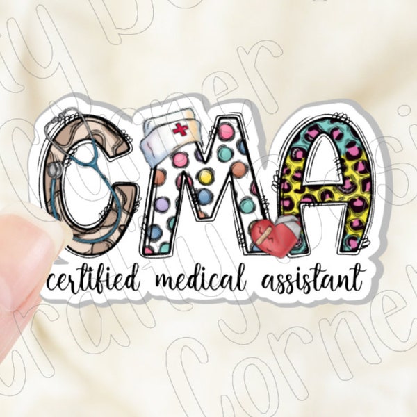 Medical Assistant Stickers - Etsy