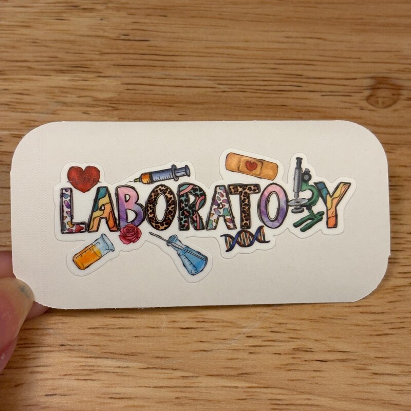 Laboratory Stickers - Etsy