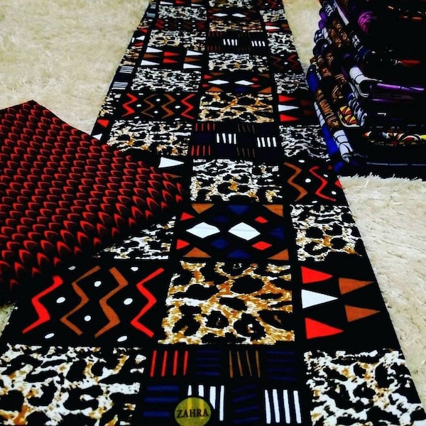 Mix and Match African Fabric, African Print wax cotton, Ankara Fabric, Craft Fabric, African Print Fabric