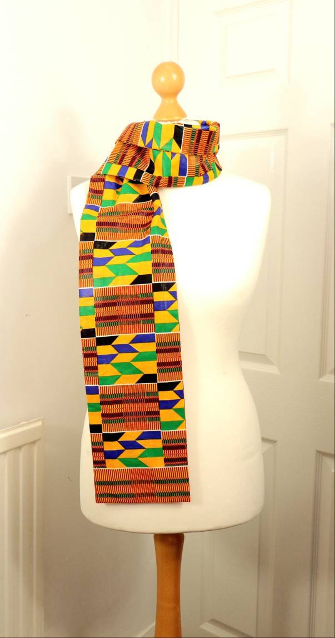 Kente Scarf Kente Graduation Stole Kente Stole for Choirs Etsy