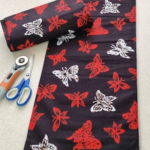 Butterfly High Quality African Fabric, Ankara Fabric, African Print Fabric, Kitenge Fabric, Dresses, Quilting Fabric, Sold by the yard