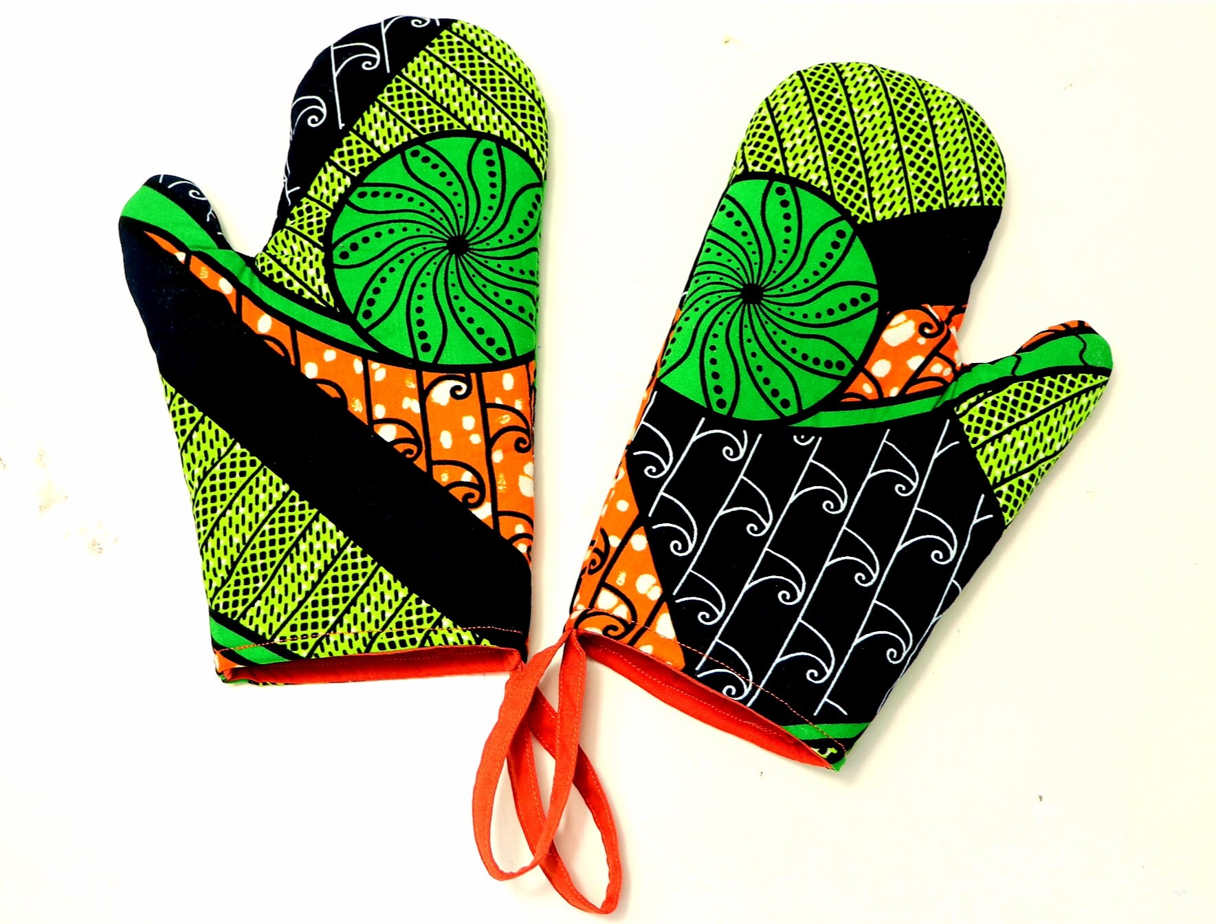 Oven gloves African fabric Oven Mitts Kitchen gloves | Etsy