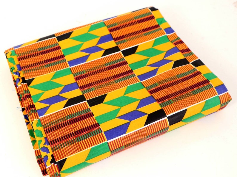 Kente Fabric by the yard African fabric Kente Fabric Face Etsy