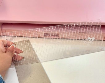 Millimeter rulers for cardboard packaging, Ruler for cutting cardboard.