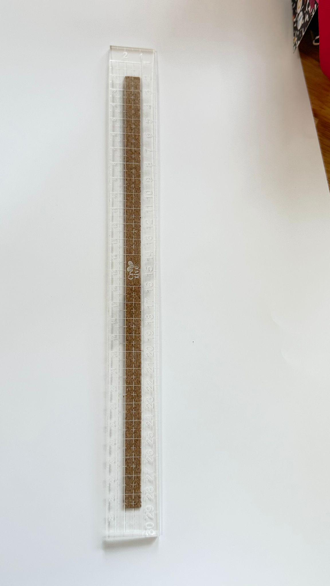 Card Board Ruler Rulers With Transparent Cork for Cardboard, Ruler for Cutting Cardboard ...
