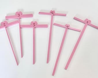 Divider rulers for bookbinding or scrapbooking, planners, diaries, guide rulers for diaries