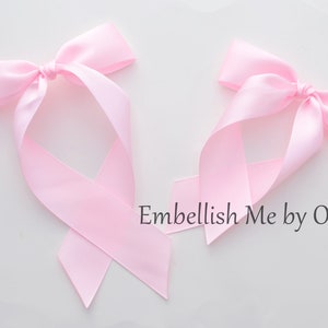 Pastel Pink Luxe Satin Bow Timeless Hairbow Collection Hair Bow Long Tail Hair-Bow