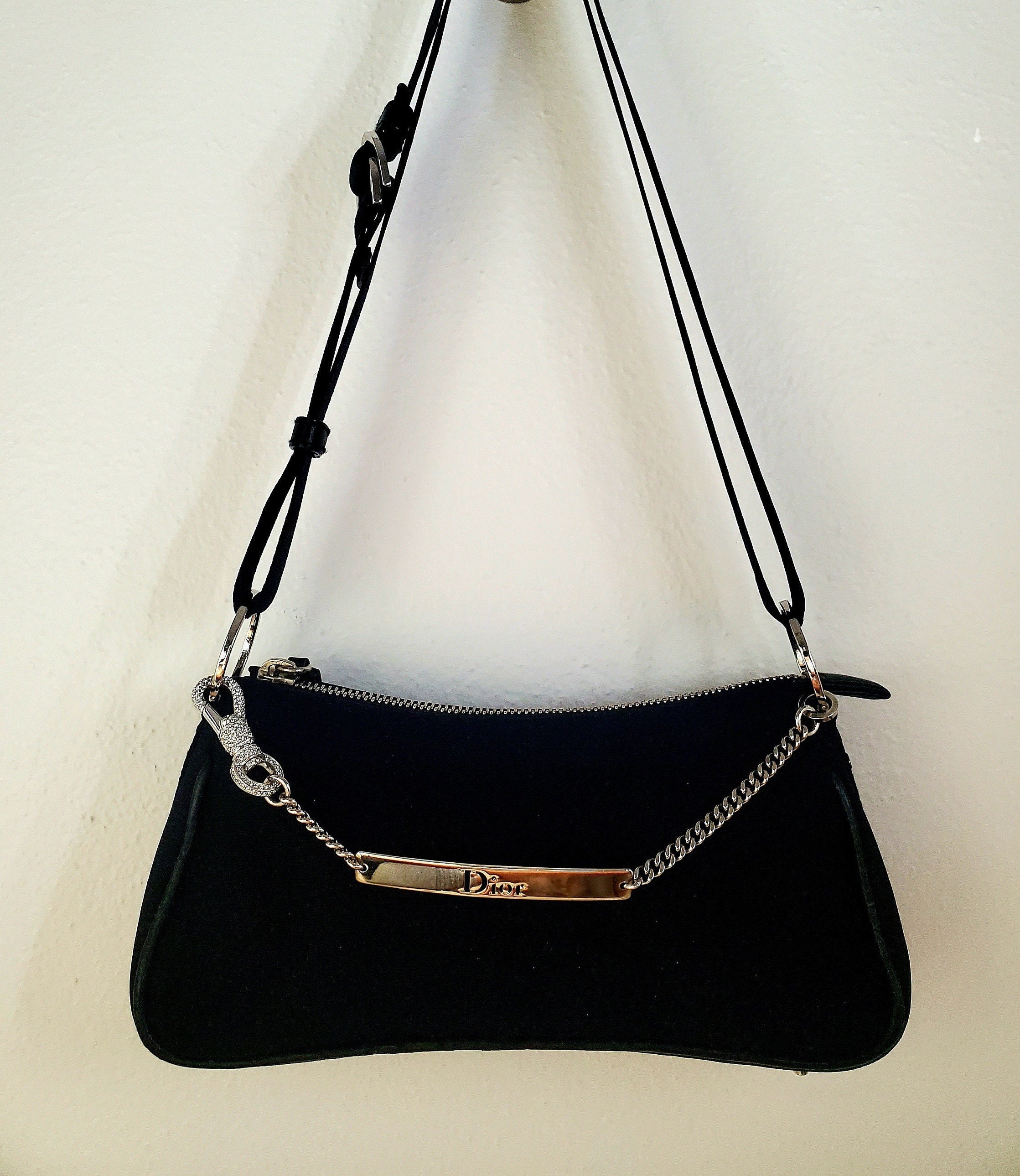 Vintage Christian Dior Crystal Hardcore Bag - Etsy