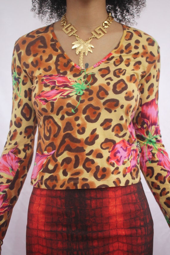 versace jeans couture leopard