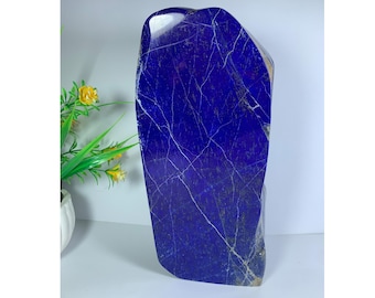 11.24 lbs Lapis Lazuli Freeform Crystal - Polished Authentic Tumbled Stone - Home Decor, Gift