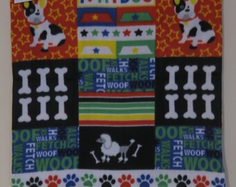 I Love My Dog Fleece Blanket #B - Pet, Child, Toddler, Baby