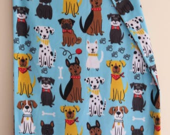 Dog Bow Ties Fleece Blanket - Pet, Child, Toddler, Baby, Comfort