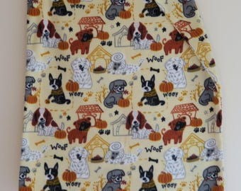 Fall/Autumn Pups Fleece Blanket #A - Pet, Child, Toddler, Baby