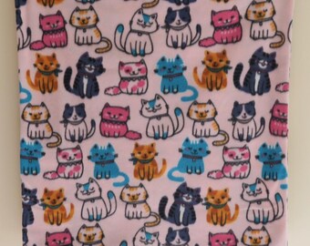 Kitty Social Fleece Blanket - Cat/Kitten, Child, Toddler, Baby Snuggle
