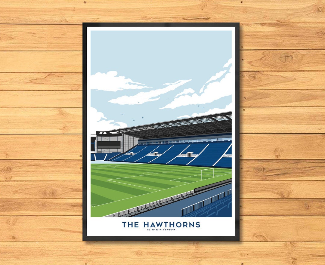 The Hawthorns, Stadium, West Brom Fc, Print, Poster, Bromwich, Albion ...