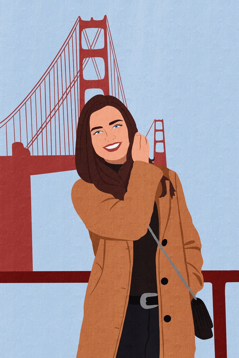 Minimal Style Portrait Faceless Portraits Digital