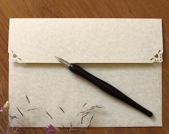 25 C5 Envelopes - 6x9&quot; Large Straight Flap Envelopes for Wedding Invitation Bundles, Large Cards, booklets, Handmade Envelopes