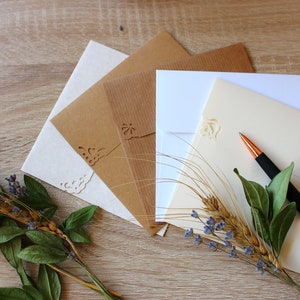 100 buste quadrate piccole - Alternativa al libro degli ospiti per matrimoni, bomboniere, buste per buoni regalo - Buste bianche o color crema chiaro