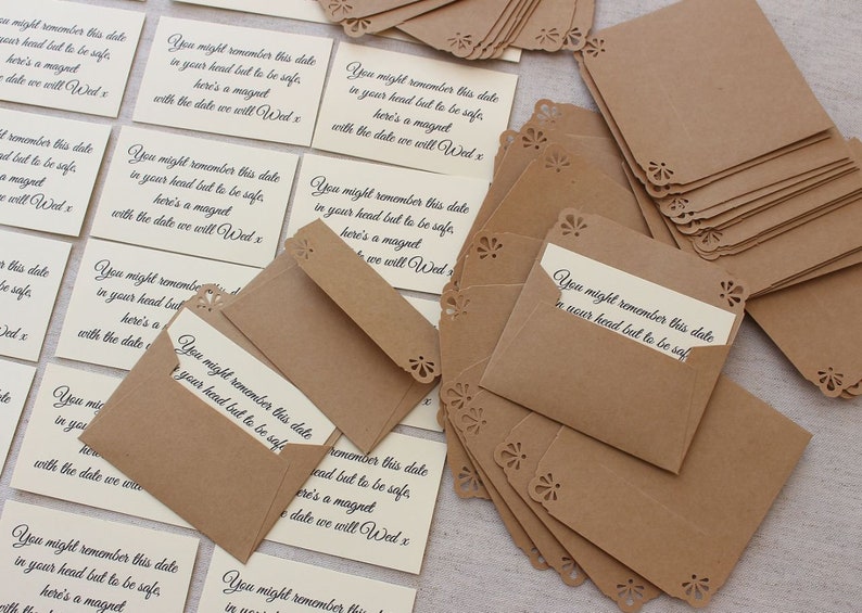 25 Personalized Thank You Cards With Envelopes Rustic Wedding  Etsy