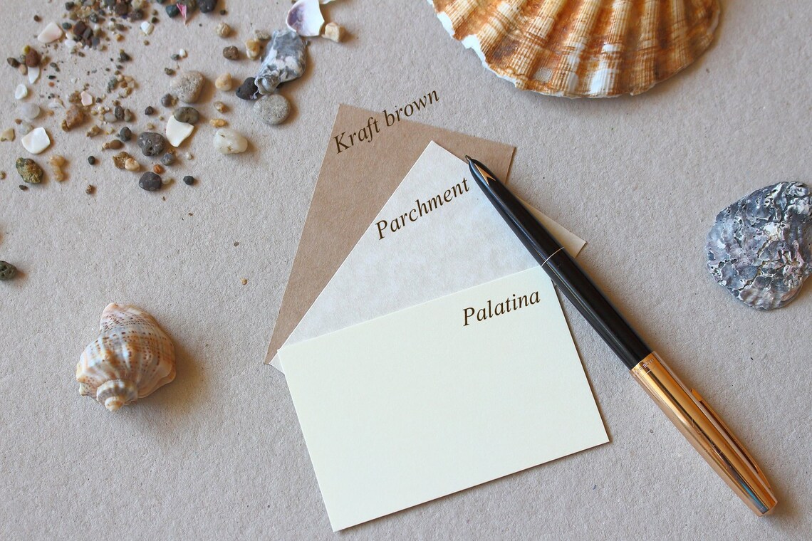 25 Wedding Thank You Cards With Envelopes Mini Note Cards - Etsy