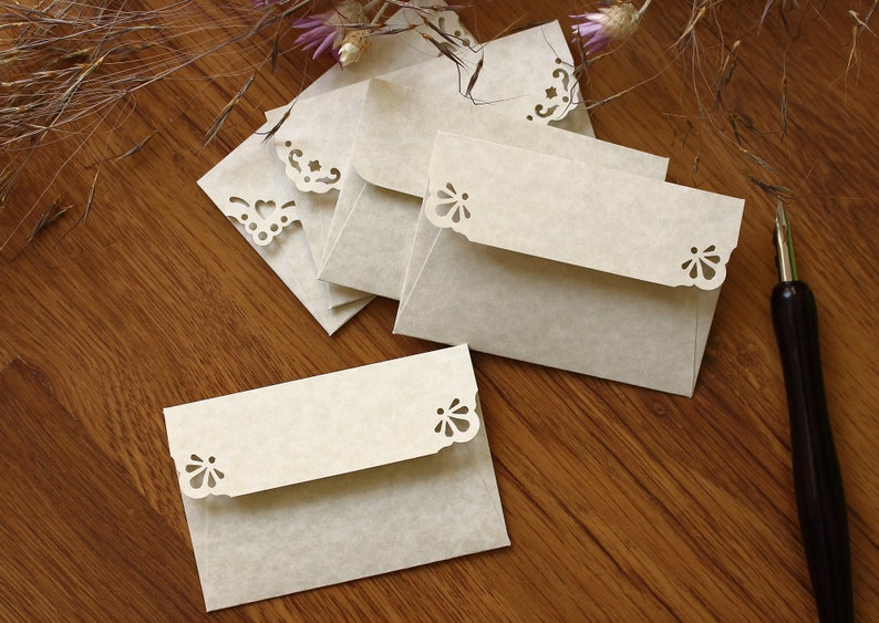 25 Personalized Wedding Escort Cards with Envelopes, Custom Printed Mini Cards and Envelopes, Customize Wedding Place Cards image 2