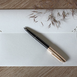 25 buste A7 in gesso bianco 5x7" buste postali grandi per fasci di inviti di nozze, libretti di carte fai da te, buste riciclate fatte a mano
