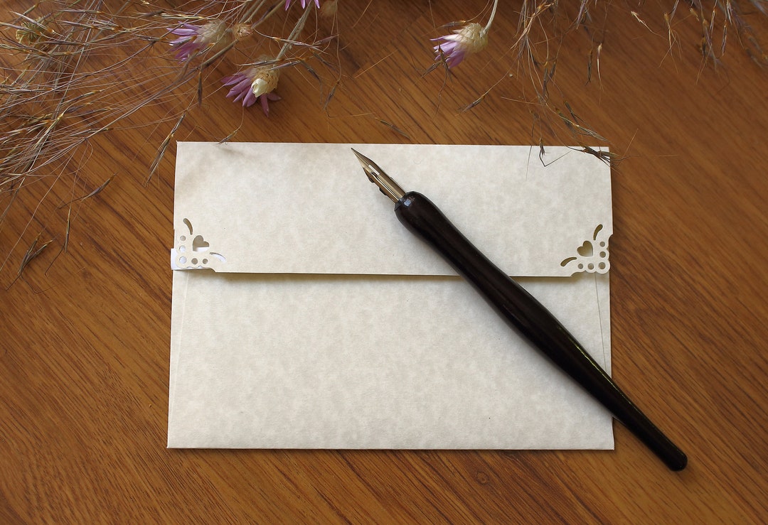 25 C6 Parchment Natural Envelopes for Wedding Invitations Etsy