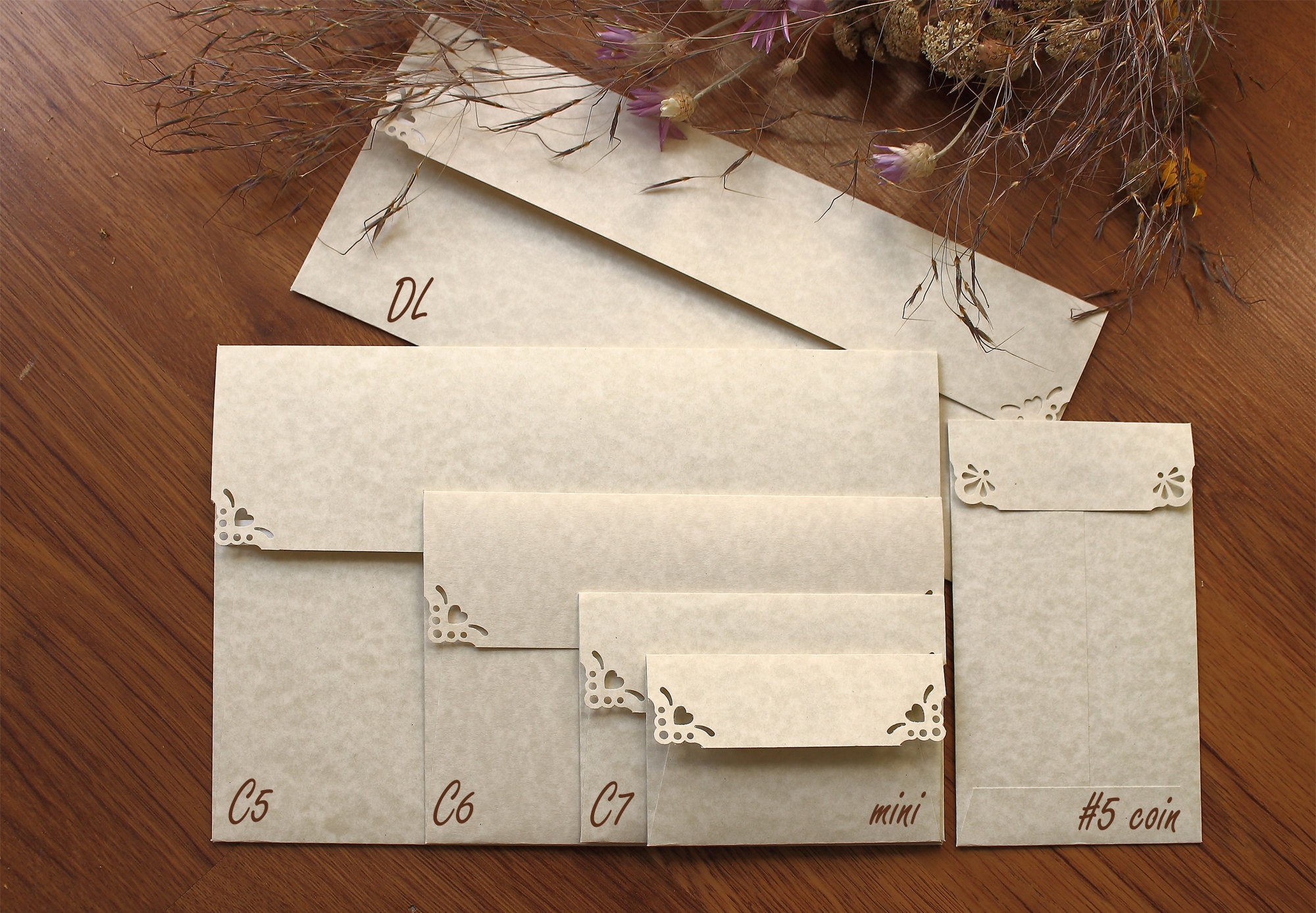 25 C6 Parchment Natural Envelopes for Wedding Invitations Etsy