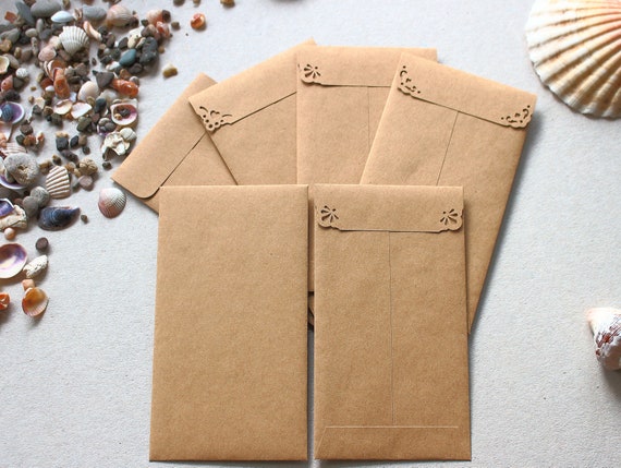 Seed Envelopes - Kraft Paper, Printed Seed Packets