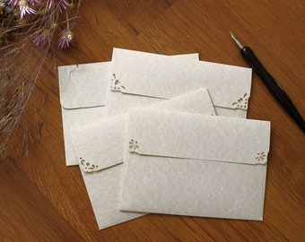 A6 Parchment Natural Envelopes - Pack of 25 Envelopes for Wedding Invitations, DIY Cards, Thank You Cards, Gift Card Envelopes Handmade