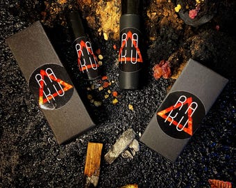 Raku Fire Perfume Oil: Smoky Incense, Limited Edition Witchy Scent
