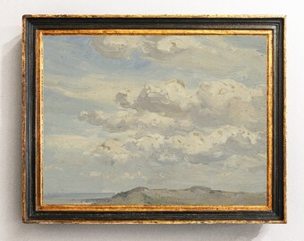 Clouds Sky Painting Etsy