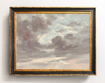 Cloudy Sky Art Etsy